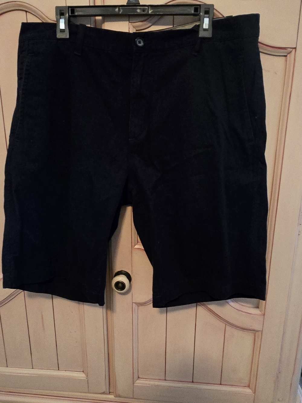 Men's BROWN AND BLACK COTTON Shorts - Classic Navy. Fit size 38